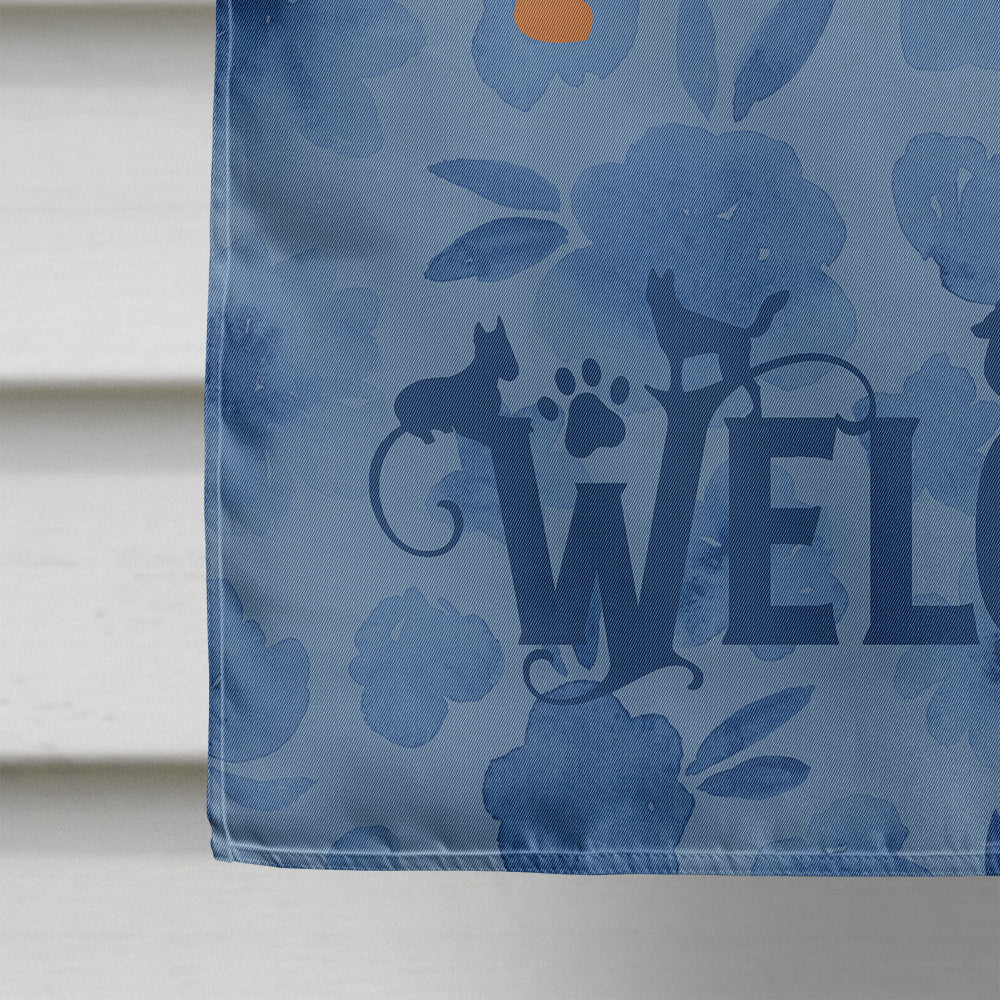Bloodhound Welcome Flag Canvas House Size CK6064CHF