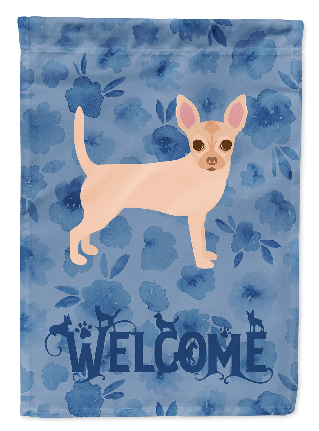 Chihuahua #1 Welcome Flag Canvas House Size CK6070CHF  the-store.com.