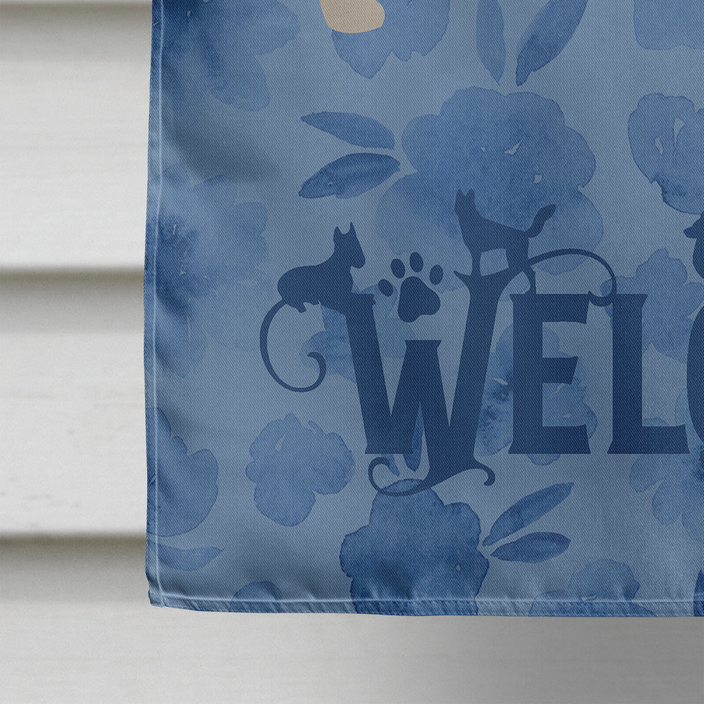 French Bulldog Welcome Flag Canvas House Size CK6079CHF