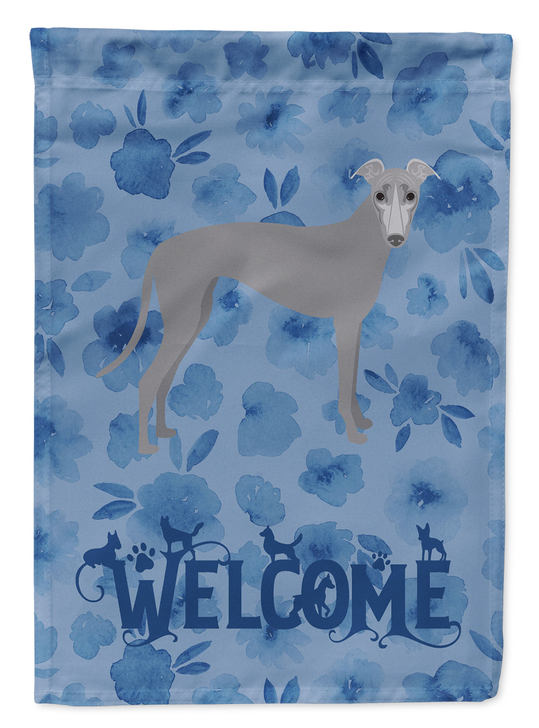 Greyhound Welcome Flag Canvas House Size CK6083CHF  the-store.com.