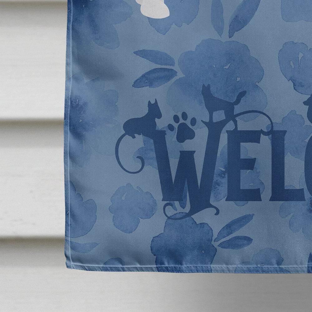 Jack Russell Terrier Welcome Flag Canvas House Size CK6086CHF  the-store.com.