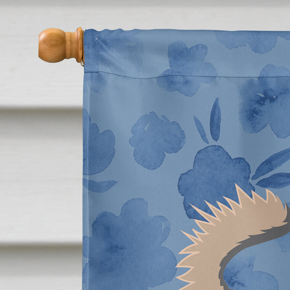 Longhair Chihuahua Welcome Flag Canvas House Size CK6088CHF  the-store.com.