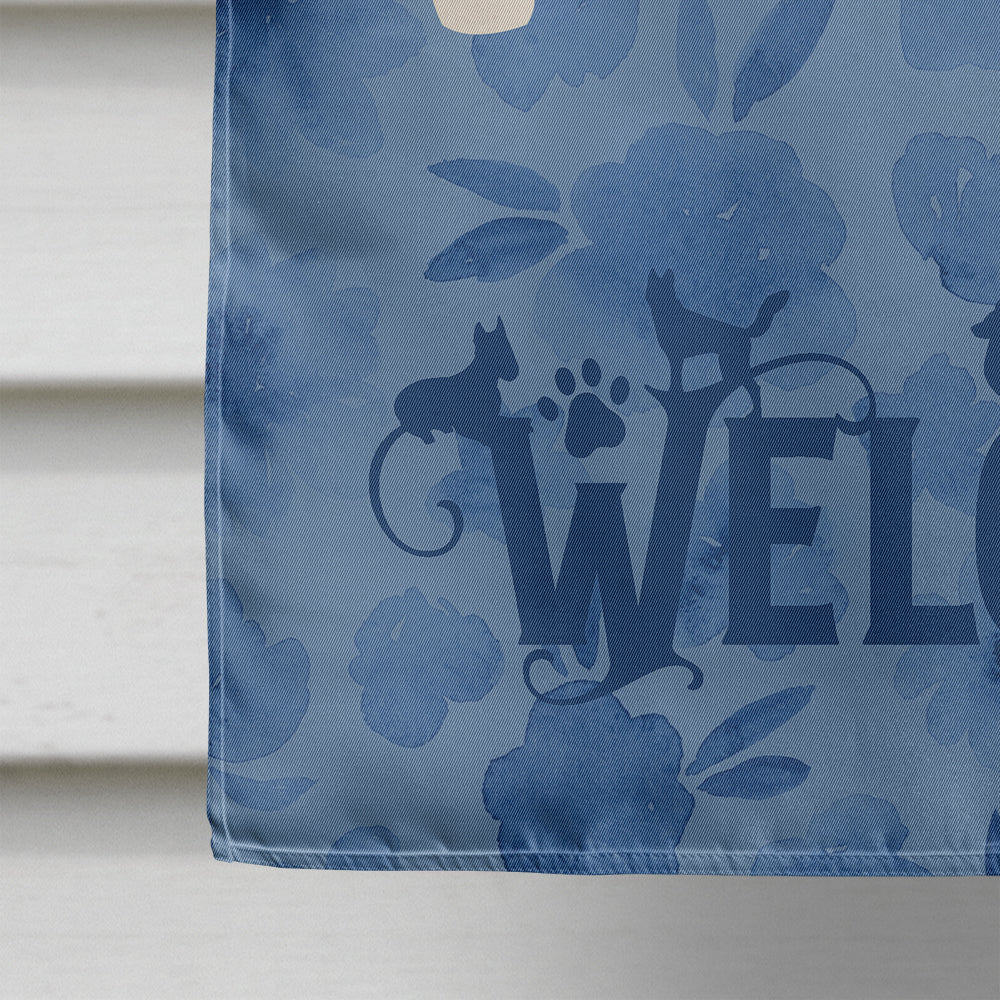 Pug #2 Welcome Flag Canvas House Size CK6097CHF  the-store.com.