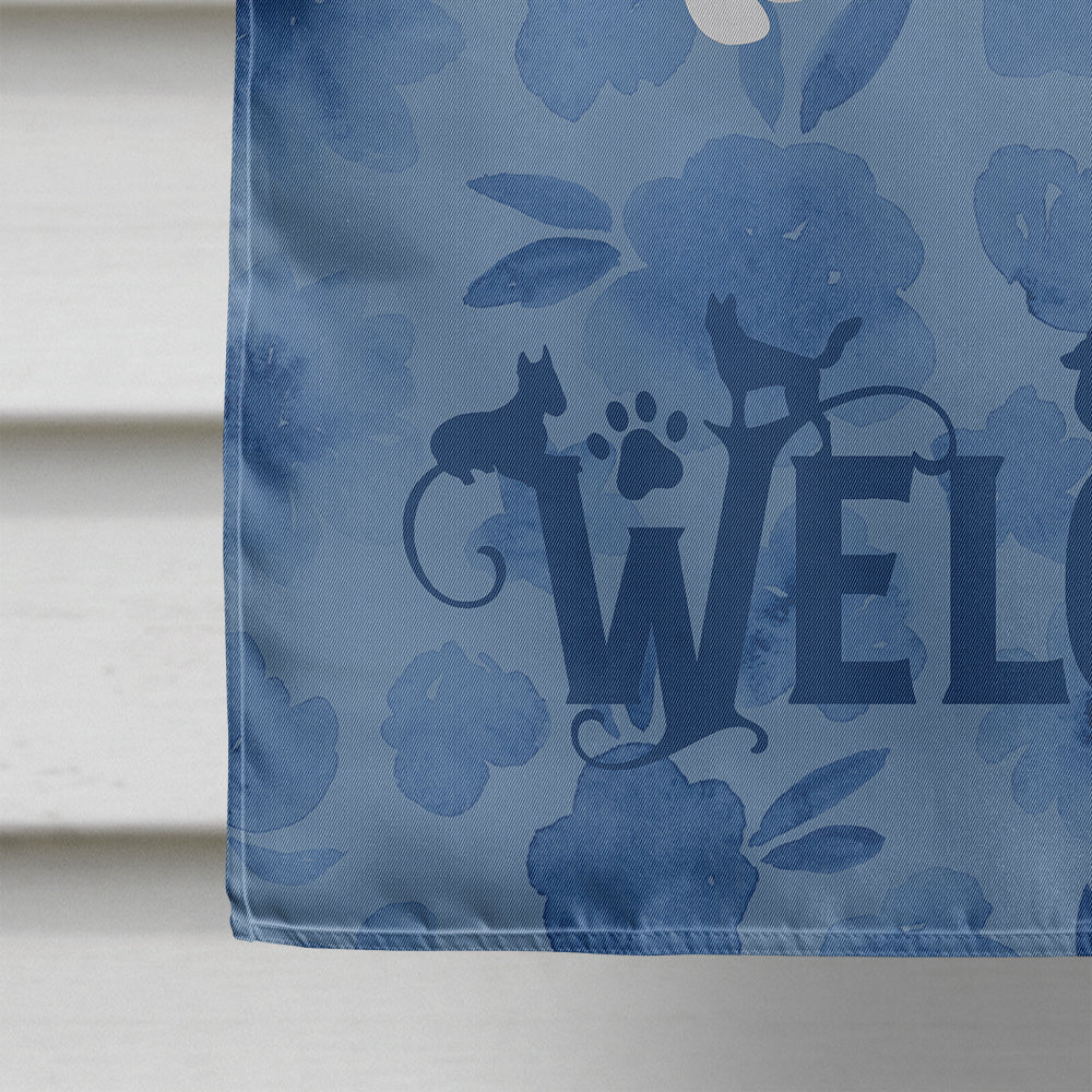 Staffordshire Bull Terrier Welcome Flag Canvas House Size CK6102CHF