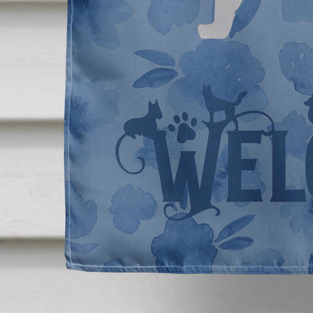 English Setter Welcome Flag Canvas House Size CK6108CHF  the-store.com.