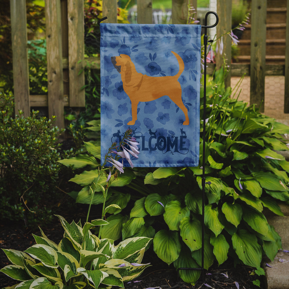 Bloodhound Welcome Flag Garden Size CK6111GF