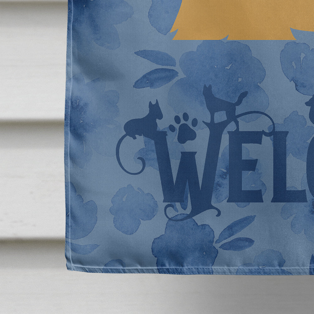 Cocker Spaniel Welcome Flag Canvas House Size CK6113CHF