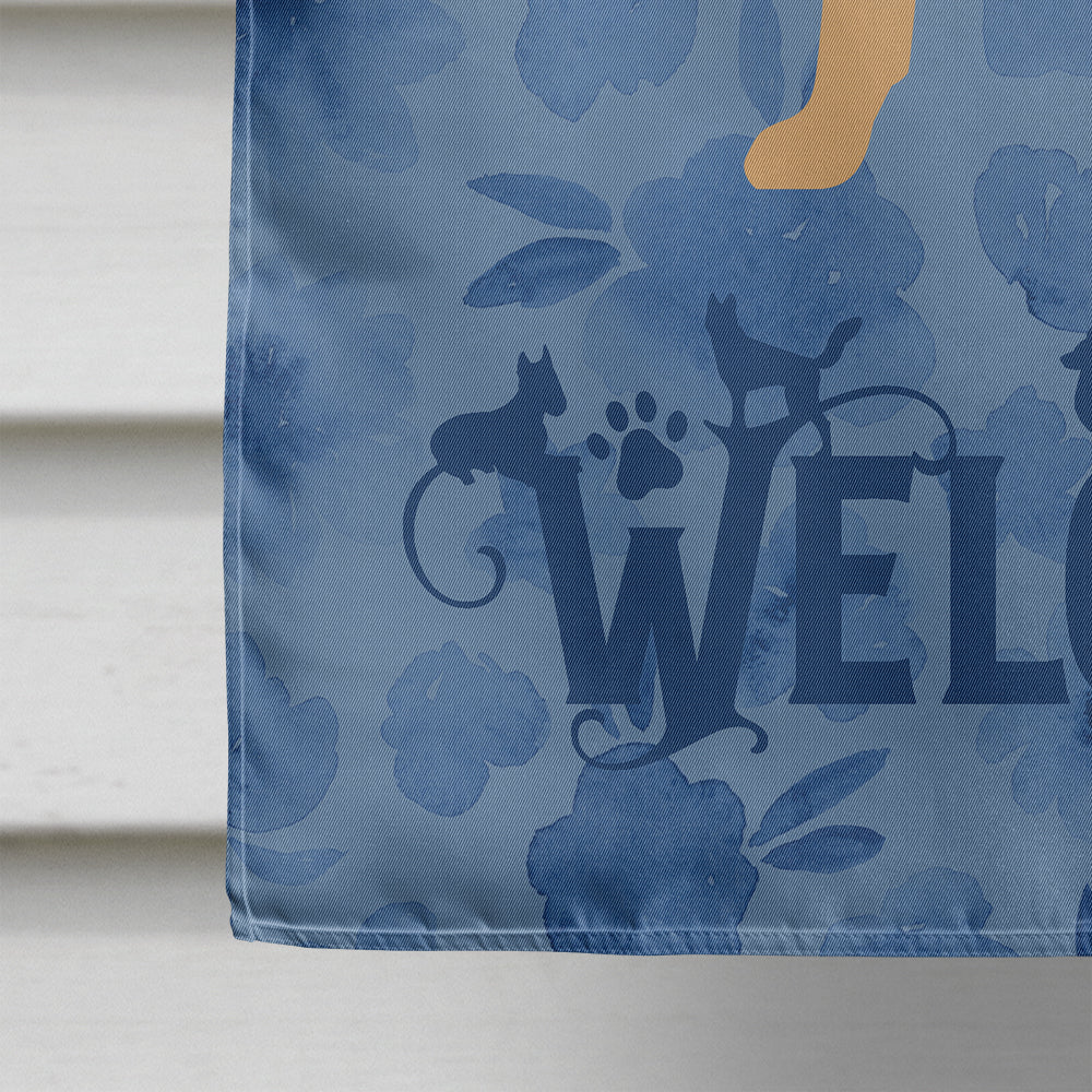Border Terrier Welcome Flag Canvas House Size CK6116CHF
