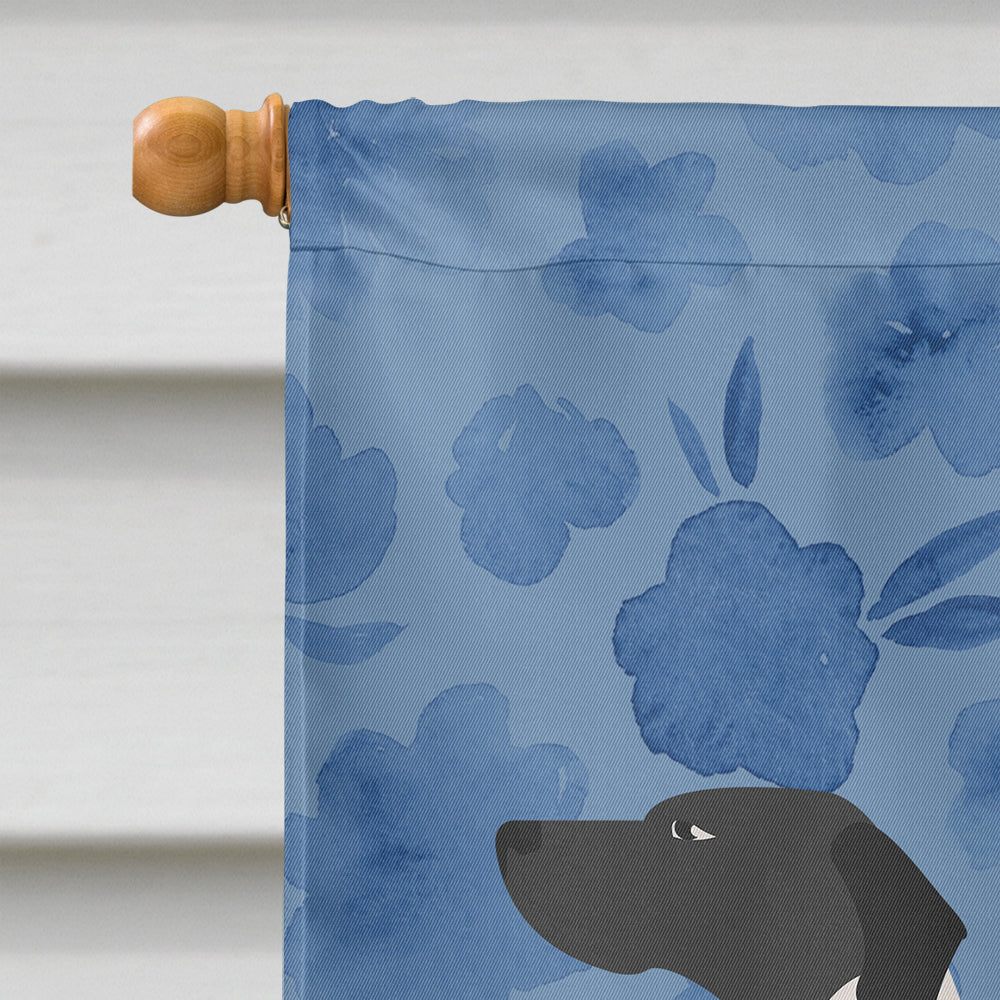 English Pointer Welcome Flag Canvas House Size CK6122CHF  the-store.com.
