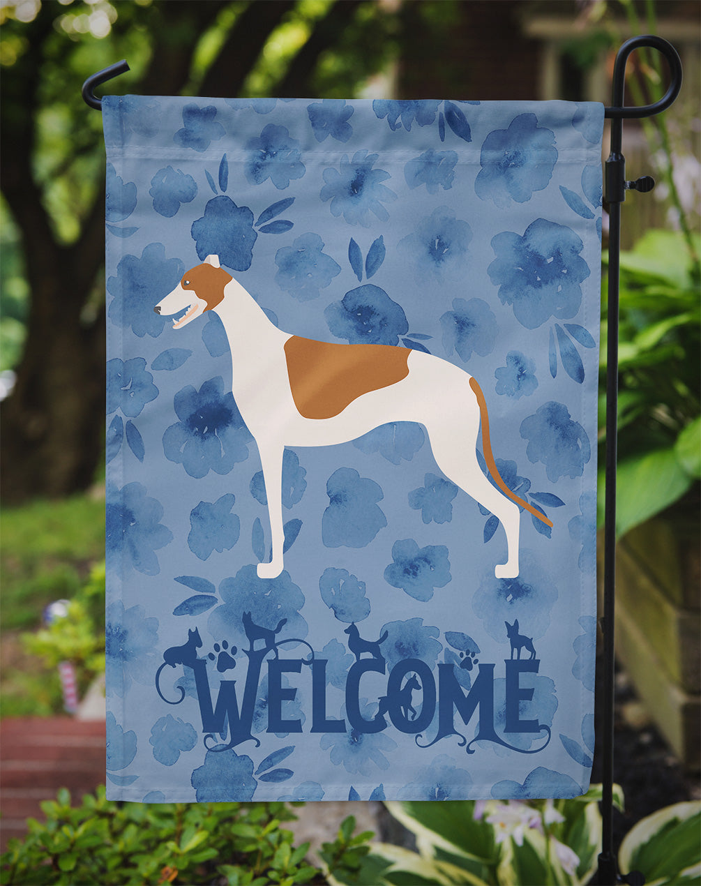 Greyhound Welcome Flag Garden Size CK6132GF