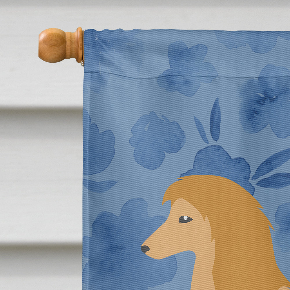 Afghan Hound Welcome Flag Canvas House Size CK6133CHF  the-store.com.