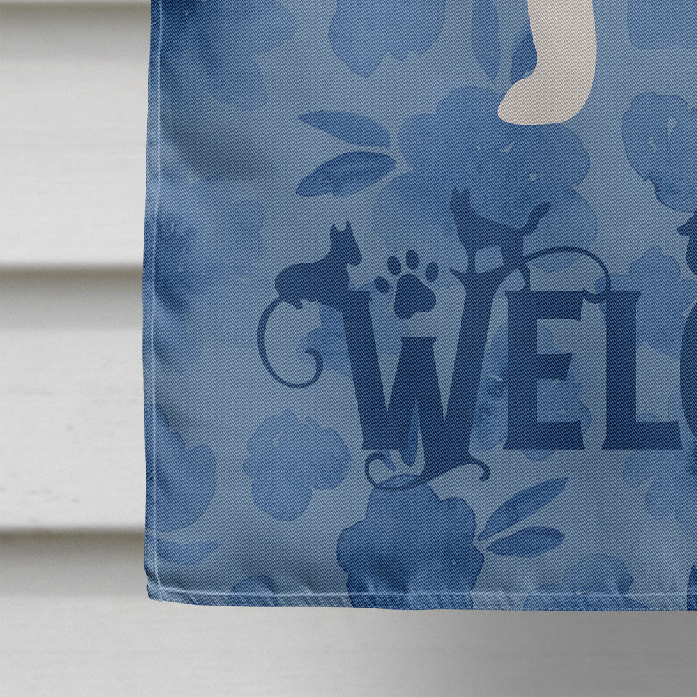 Jack Russell Terrier Welcome Flag Canvas House Size CK6134CHF
