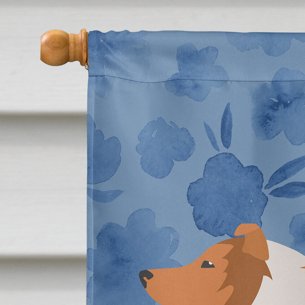 Collie Dog Welcome Flag Canvas House Size CK6143CHF  the-store.com.