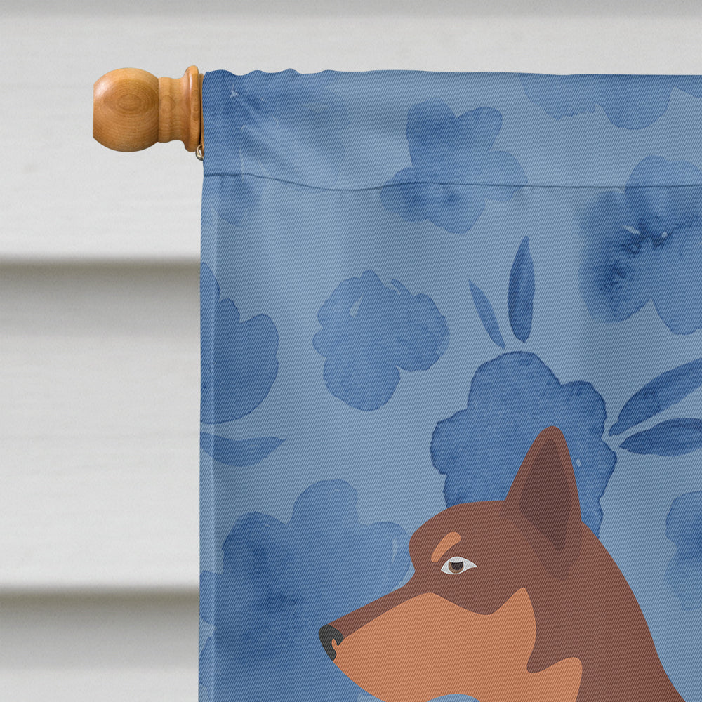 Australian Kelpie Dog Welcome Flag Canvas House Size CK6156CHF