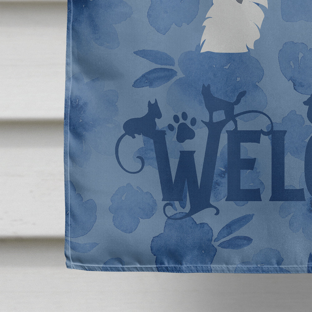 Lowchen Welcome Flag Canvas House Size CK6162CHF