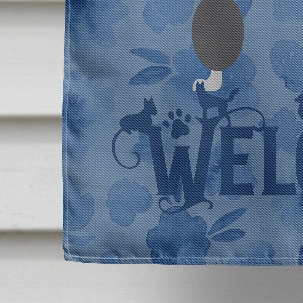 Poodle Welcome Flag Canvas House Size CK6166CHF
