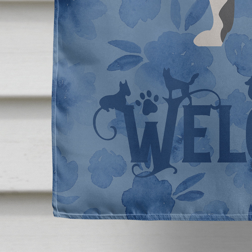 French Bulldog Welcome Flag Canvas House Size CK6168CHF