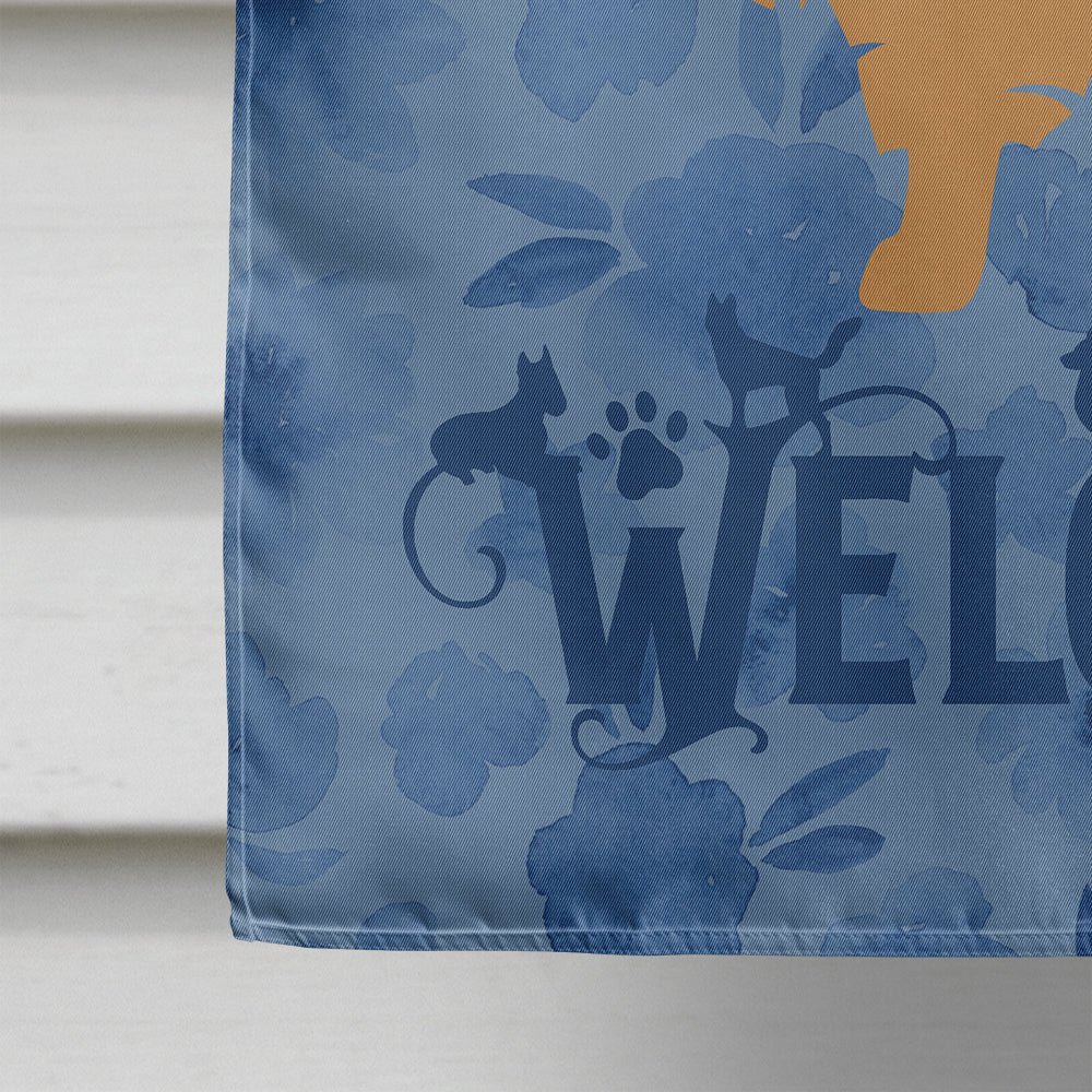 Pomeranian Welcome Flag Canvas House Size CK6169CHF