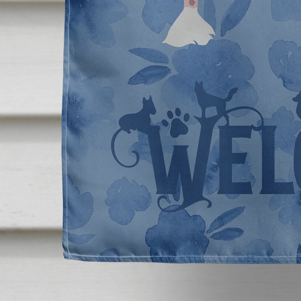 Chinese Crested Welcome Flag Canvas House Size CK6170CHF  the-store.com.
