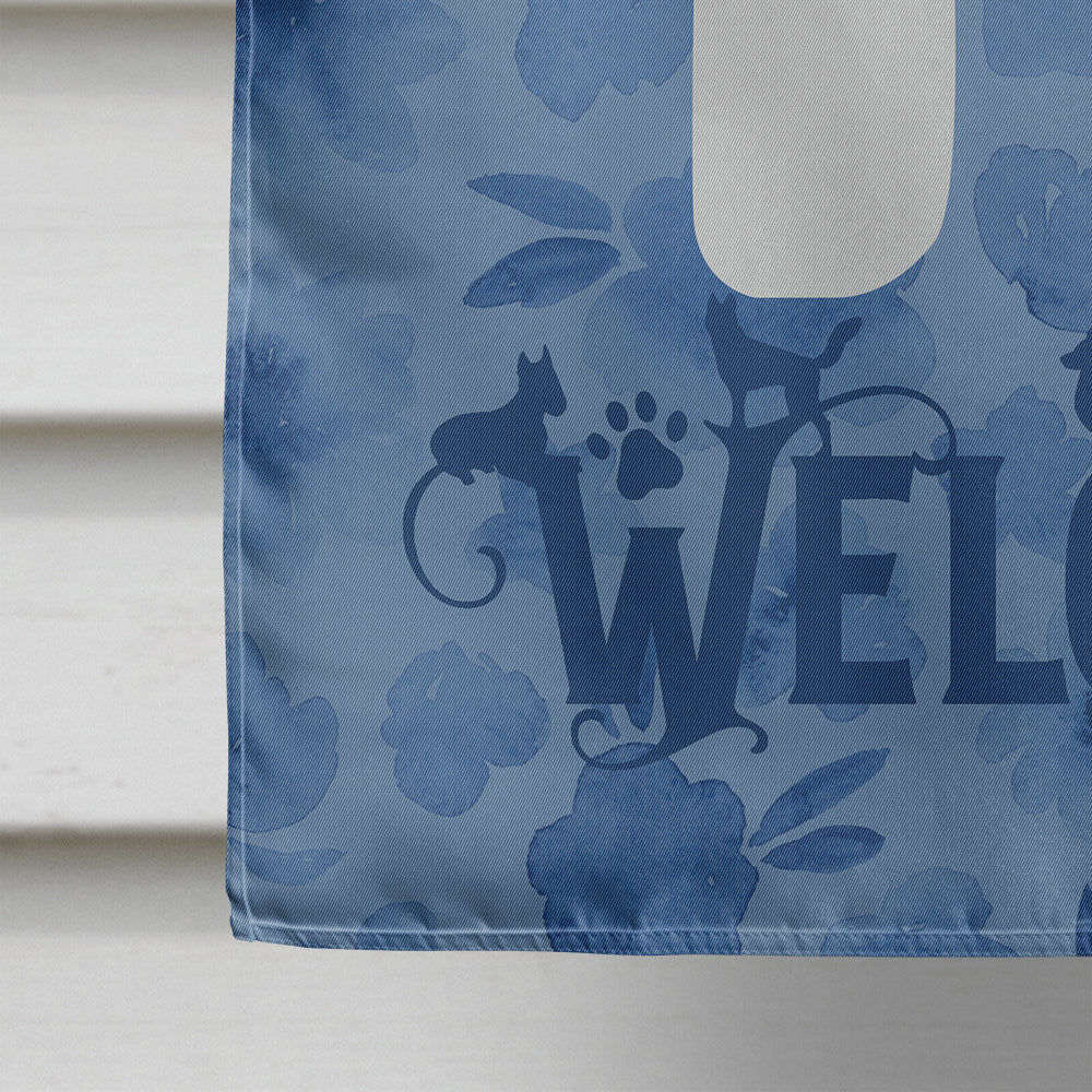 Bichon Frise Welcome Flag Canvas House Size CK6172CHF  the-store.com.