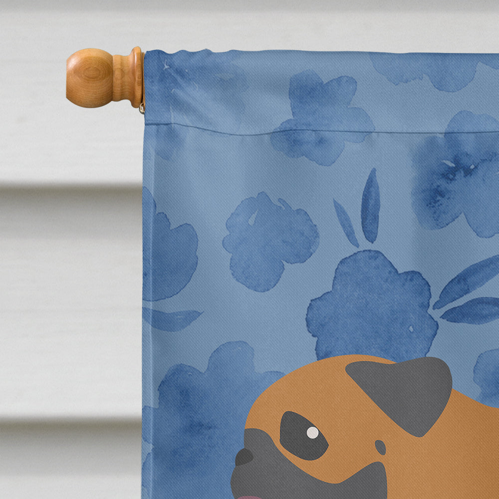 Pug Welcome Flag Canvas House Size CK6174CHF  the-store.com.