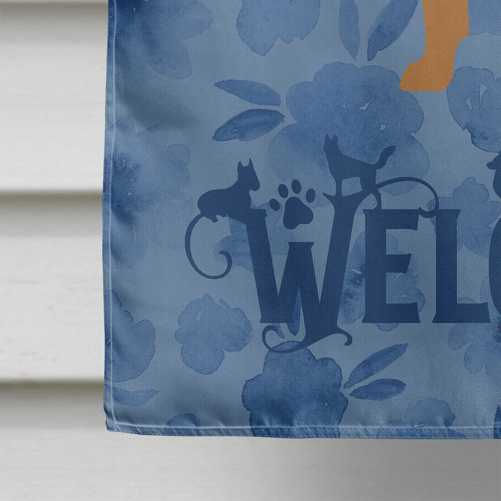 Pug Welcome Flag Canvas House Size CK6174CHF  the-store.com.
