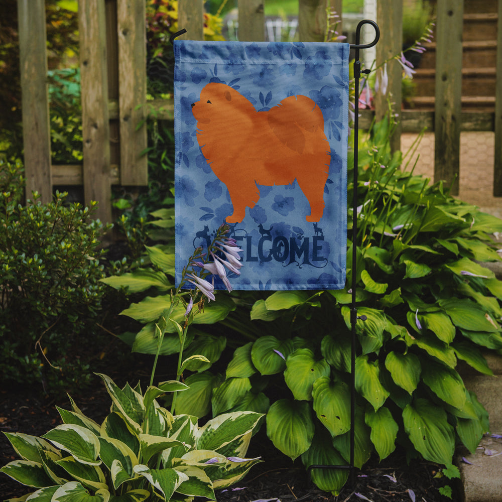 Chow Chow Welcome Flag Garden Size CK6178GF  the-store.com.