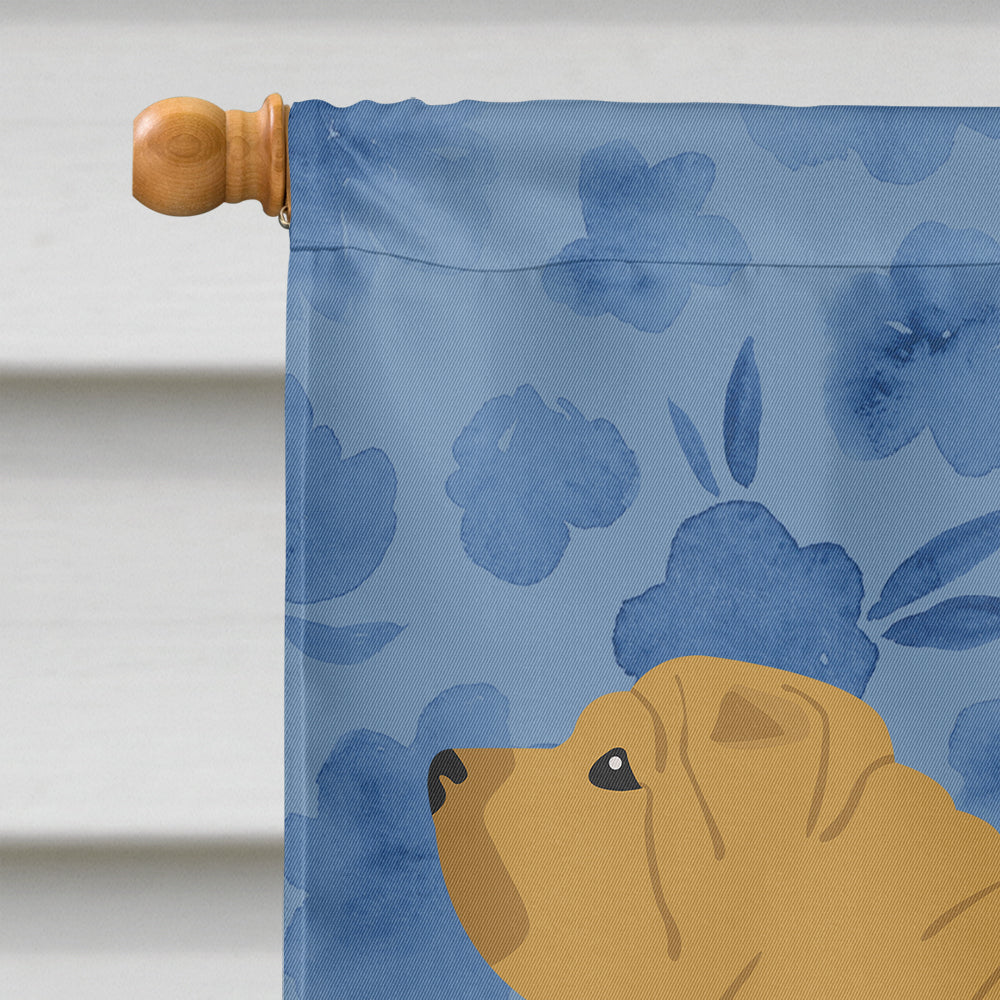Shar Pei Welcome Flag Canvas House Size CK6179CHF  the-store.com.