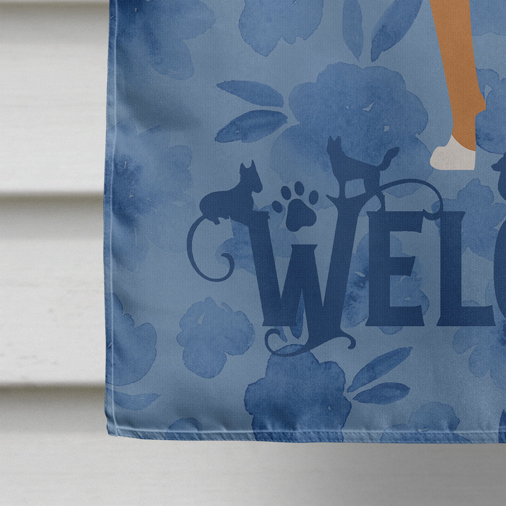 Boxer Welcome Flag Canvas House Size CK6180CHF  the-store.com.