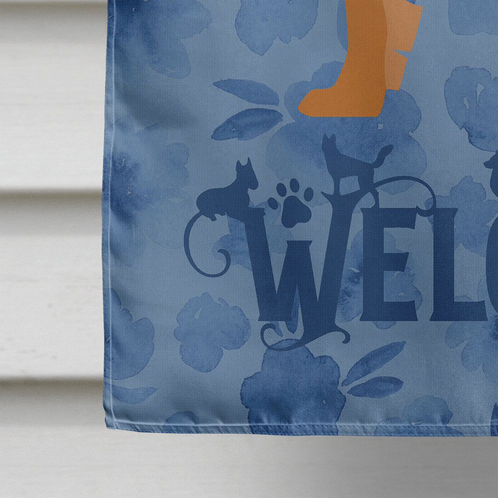 Leonberger Welcome Flag Canvas House Size CK6185CHF  the-store.com.