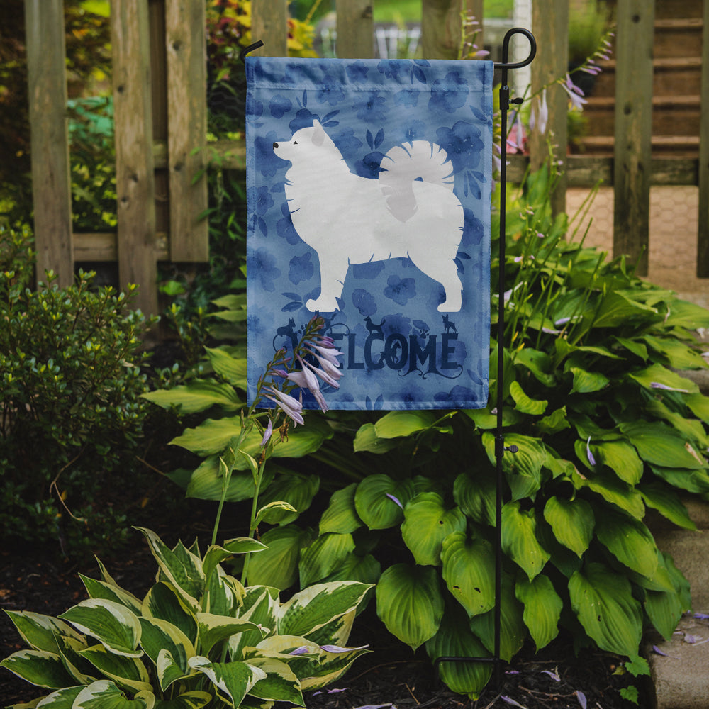 Samoyed Welcome Flag Garden Size CK6186GF  the-store.com.