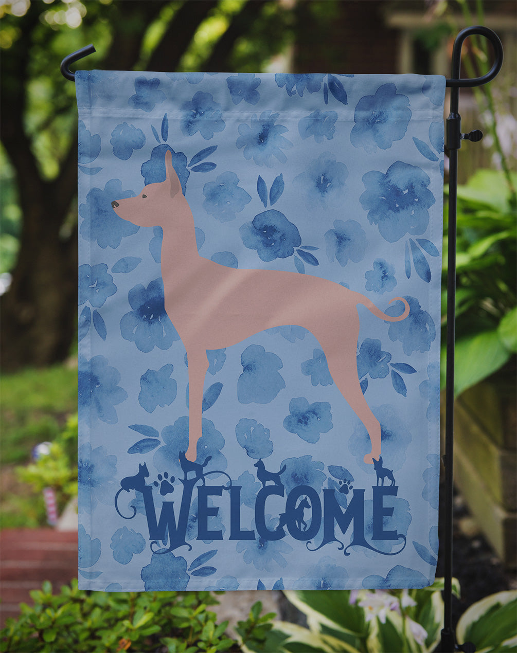 Dogo Argentino Welcome Flag Garden Size CK6194GF  the-store.com.