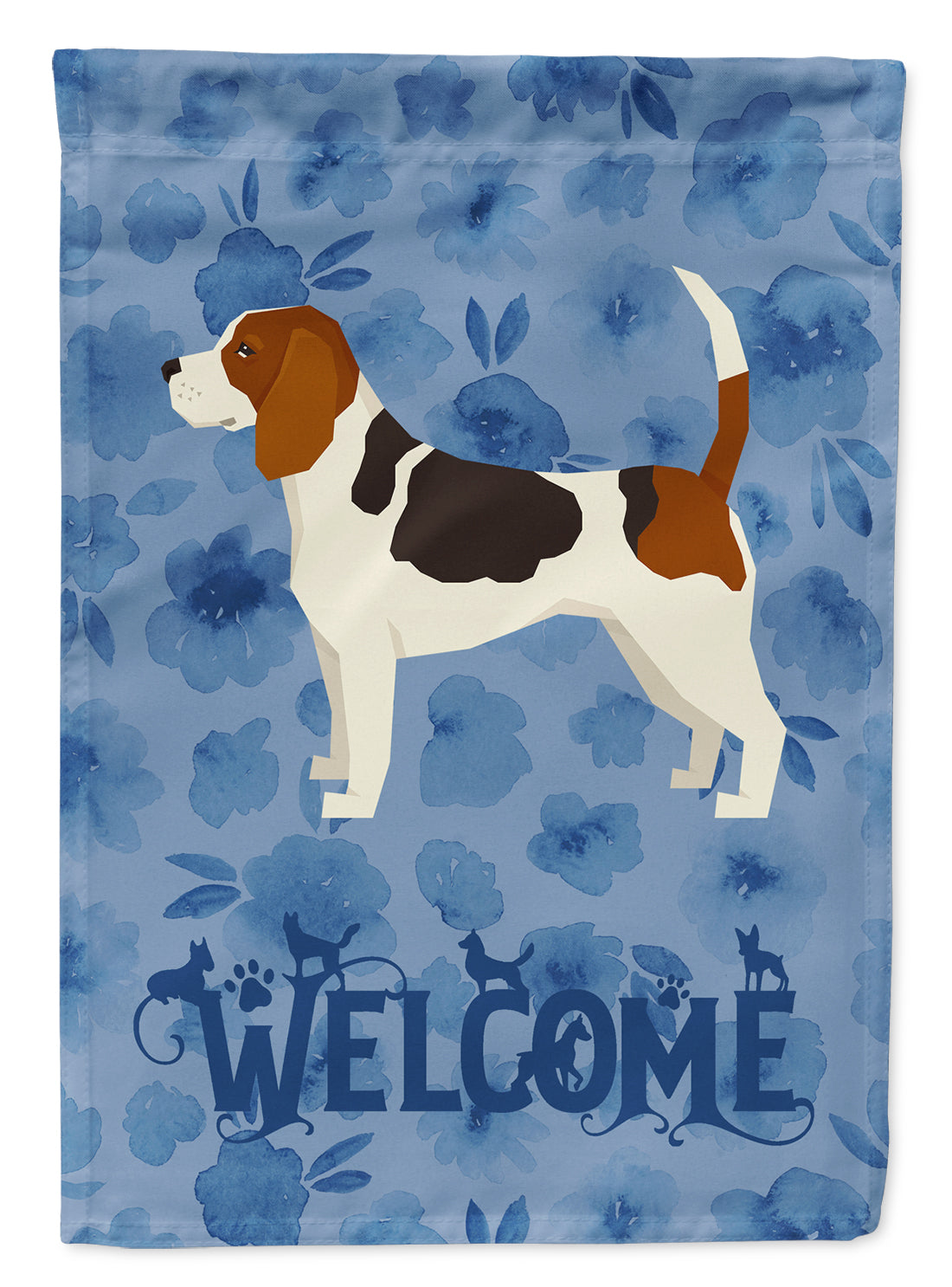 Beagle Welcome Flag Canvas House Size CK6223CHF