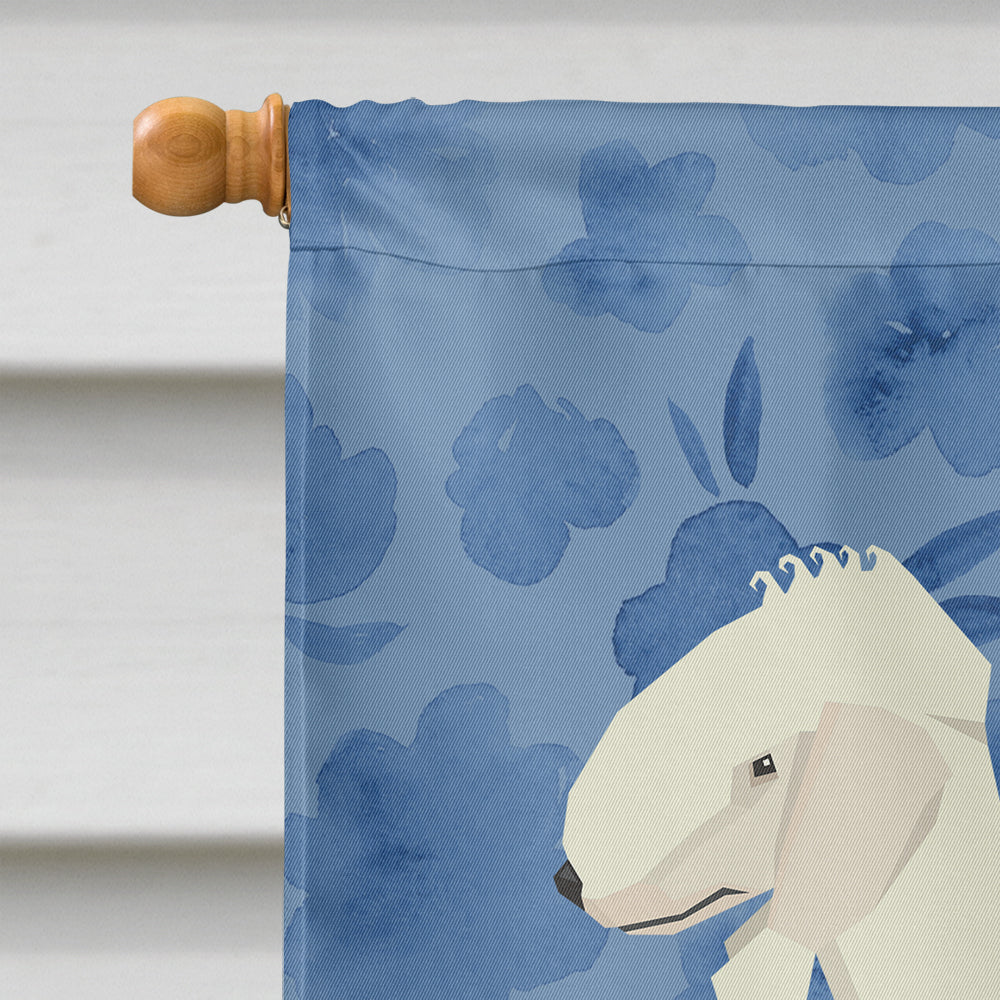 Bedlington Terrier Welcome Flag Canvas House Size CK6224CHF  the-store.com.