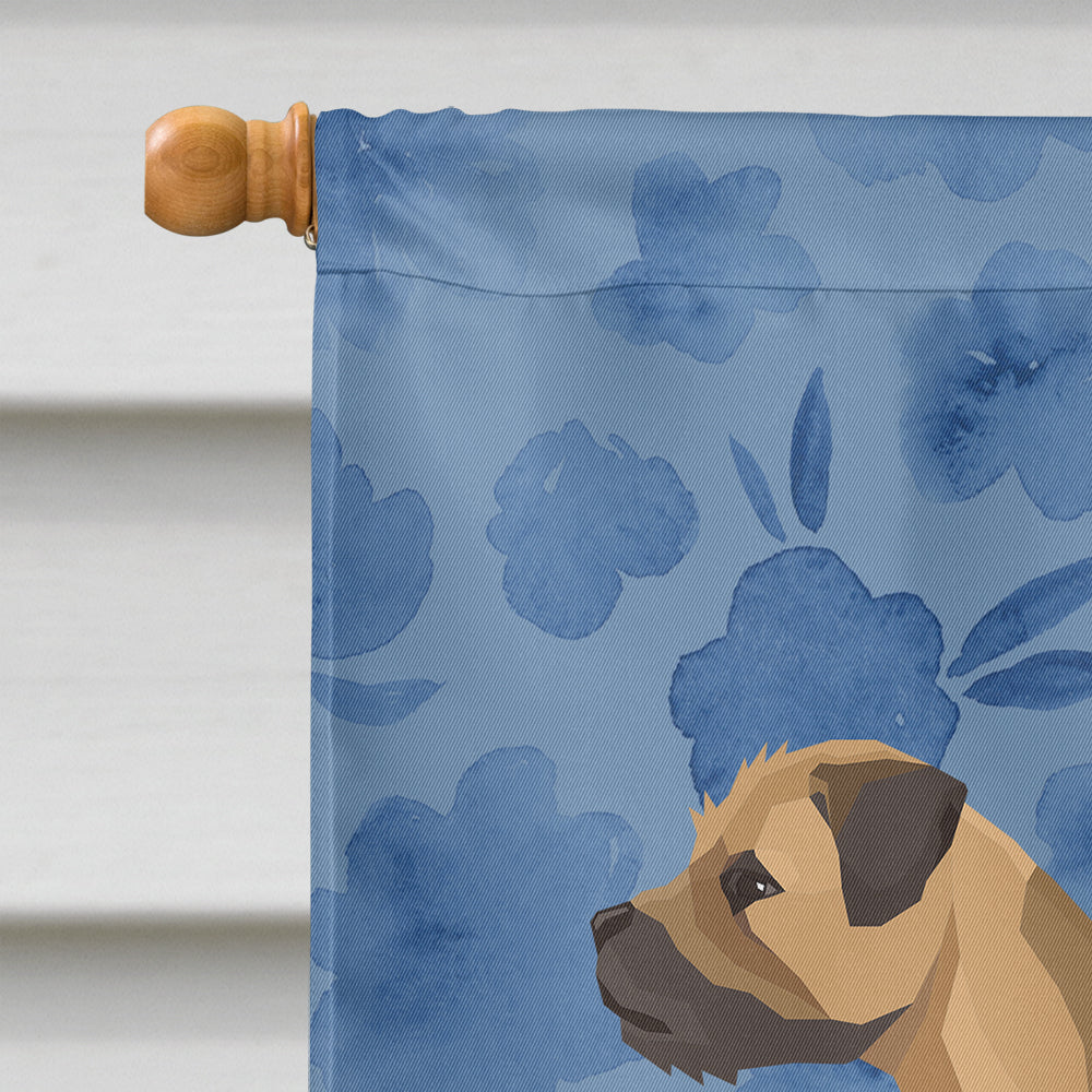 Border Terrier Welcome Flag Canvas House Size CK6227CHF  the-store.com.