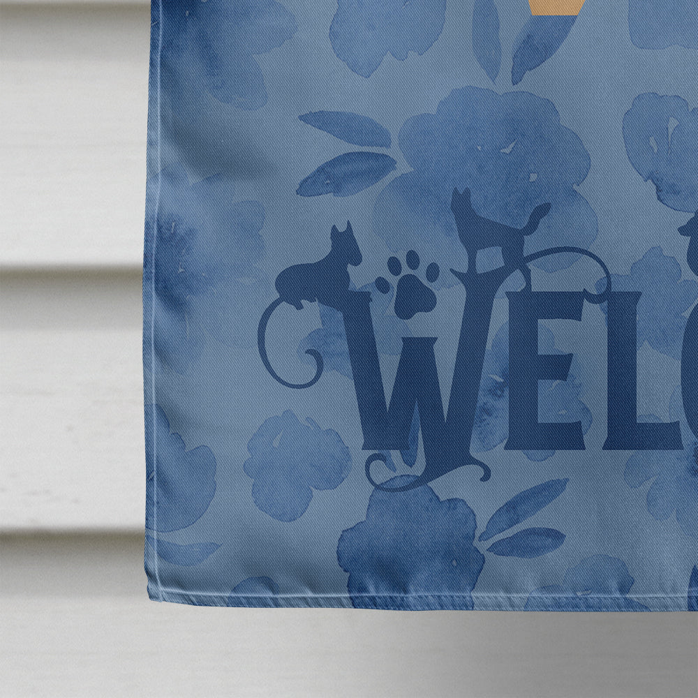 Border Terrier Welcome Flag Canvas House Size CK6227CHF  the-store.com.