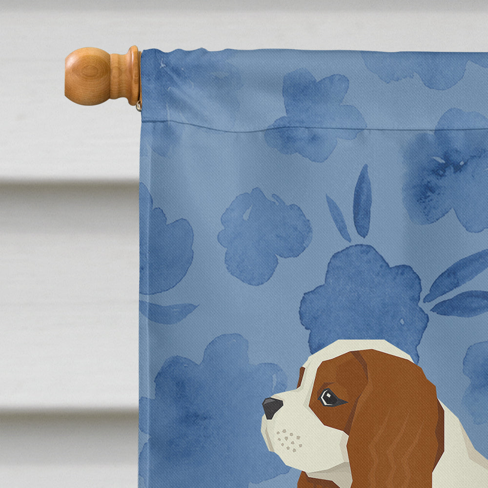 Cavalier Spaniel Welcome Flag Canvas House Size CK6233CHF  the-store.com.