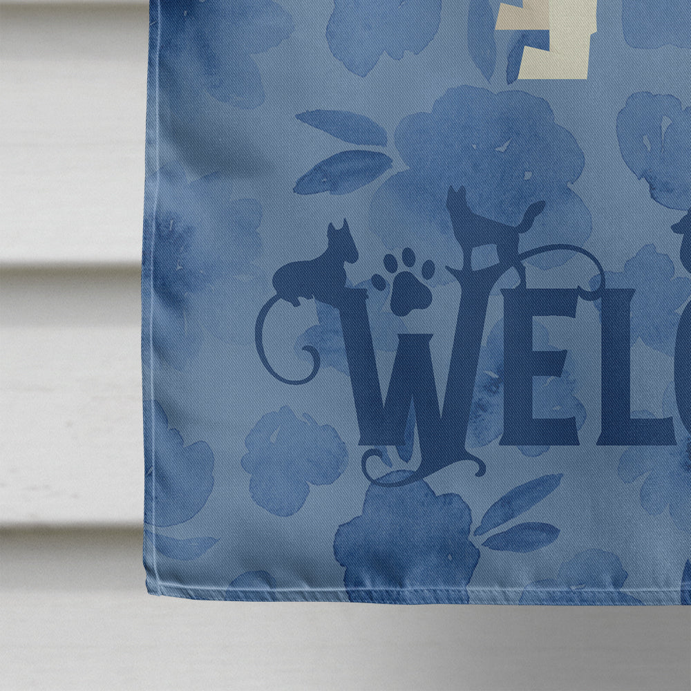 Chihuahua Welcome Flag Canvas House Size CK6234CHF  the-store.com.