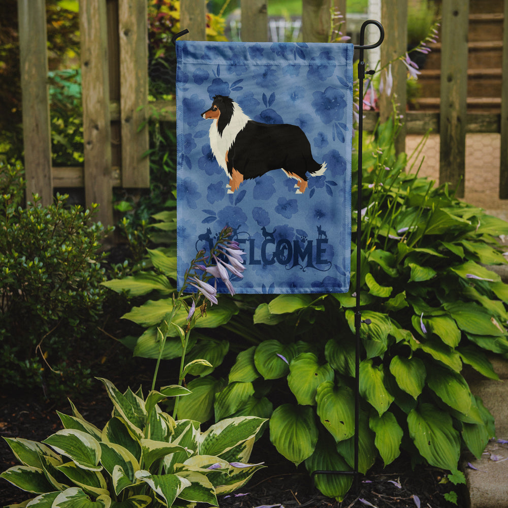 Collie Welcome Flag Garden Size CK6236GF  the-store.com.