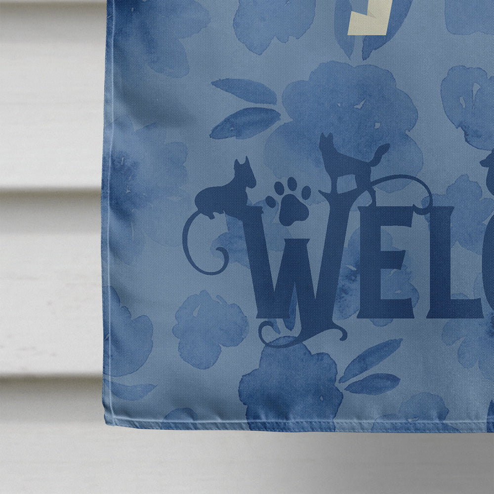 Dalmatian Welcome Flag Canvas House Size CK6238CHF