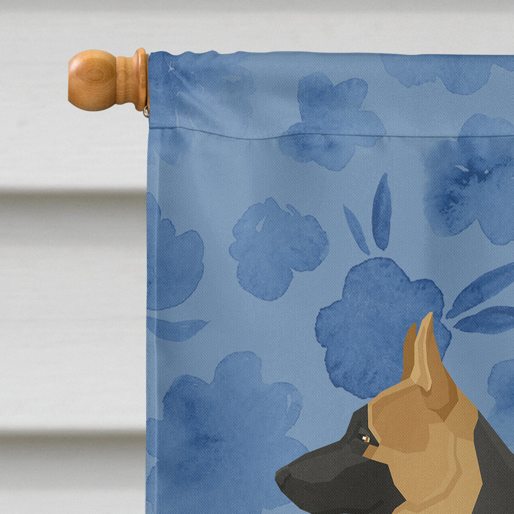 German Shepherd Welcome Flag Canvas House Size CK6244CHF  the-store.com.