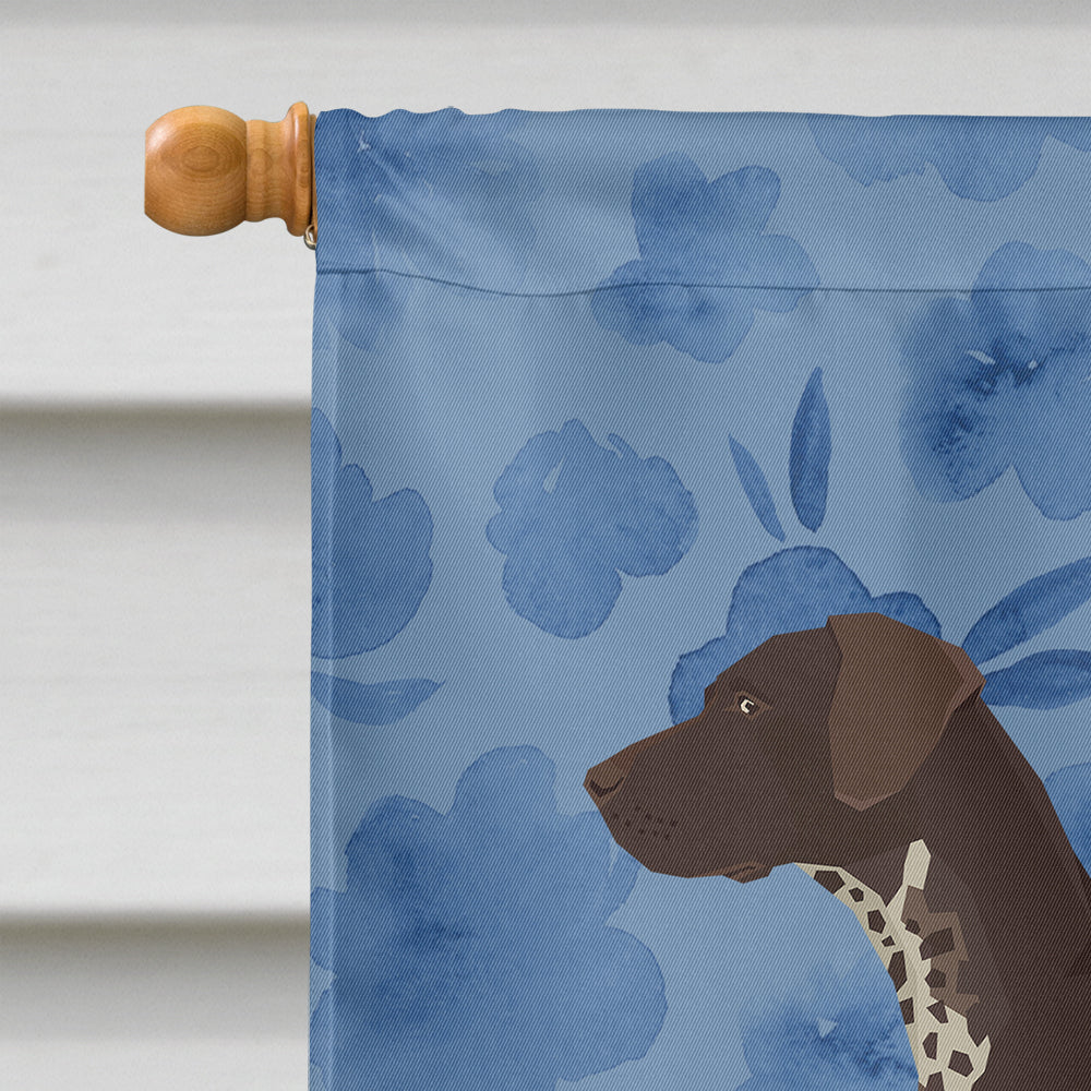 German Shorthaired Pointer Welcome Flag Canvas House Size CK6245CHF  the-store.com.