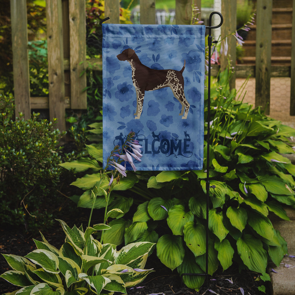 German Shorthaired Pointer Welcome Flag Garden Size CK6245GF  the-store.com.