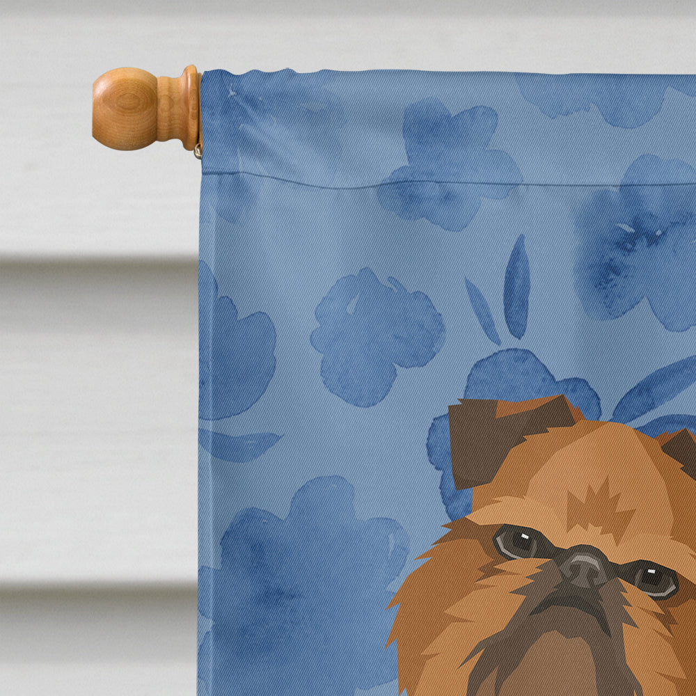 Brussels Griffon Welcome Flag Canvas House Size CK6248CHF