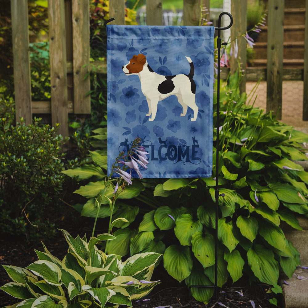 Jack Russell Terrier Welcome Flag Garden Size CK6251GF  the-store.com.