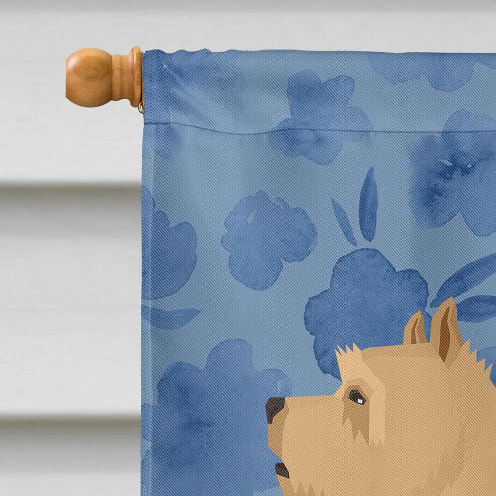 Norwich Terrier Welcome Flag Canvas House Size CK6255CHF