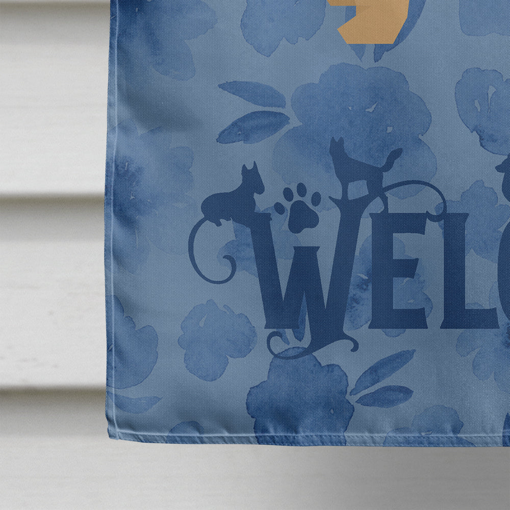 Norwich Terrier Welcome Flag Canvas House Size CK6255CHF  the-store.com.