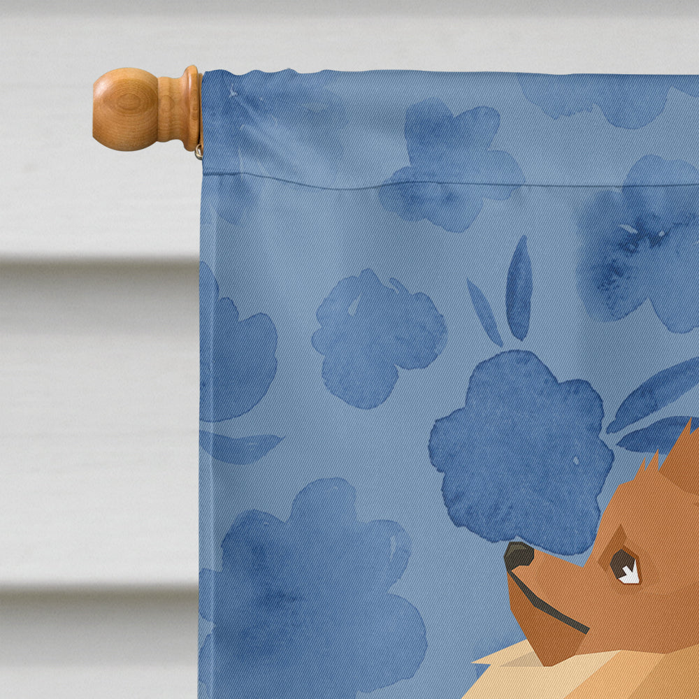 Pomeranian Welcome Flag Canvas House Size CK6259CHF  the-store.com.
