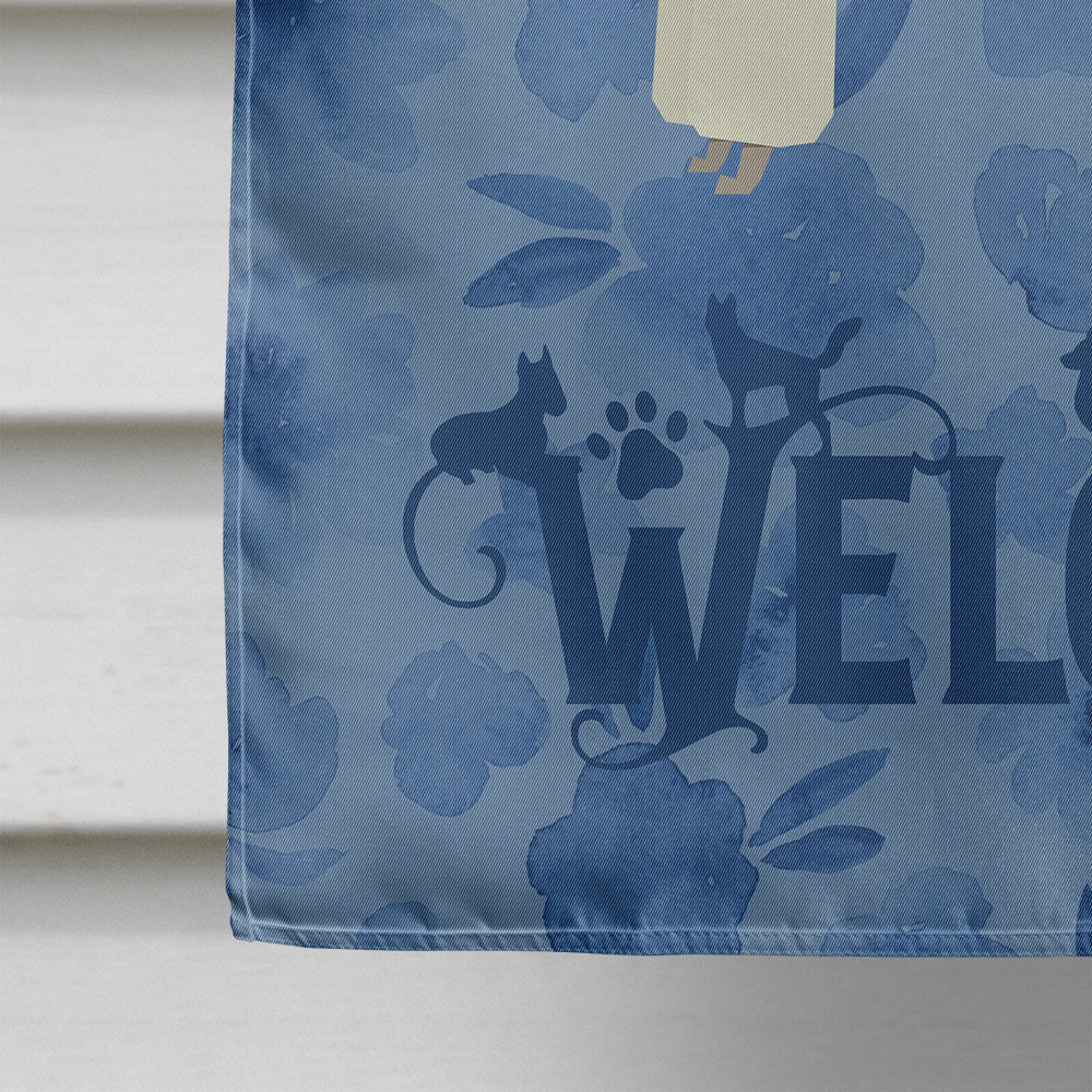 Poodle Welcome Flag Canvas House Size CK6260CHF  the-store.com.
