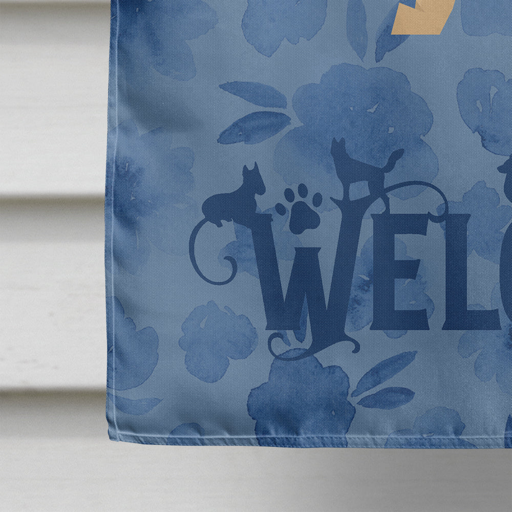 Shar Pei Welcome Flag Canvas House Size CK6266CHF  the-store.com.
